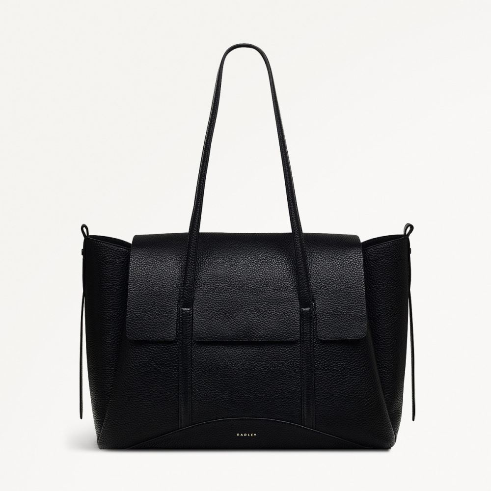 Women's | Radley London The Chancery - Large Flapover Shoulder - Black