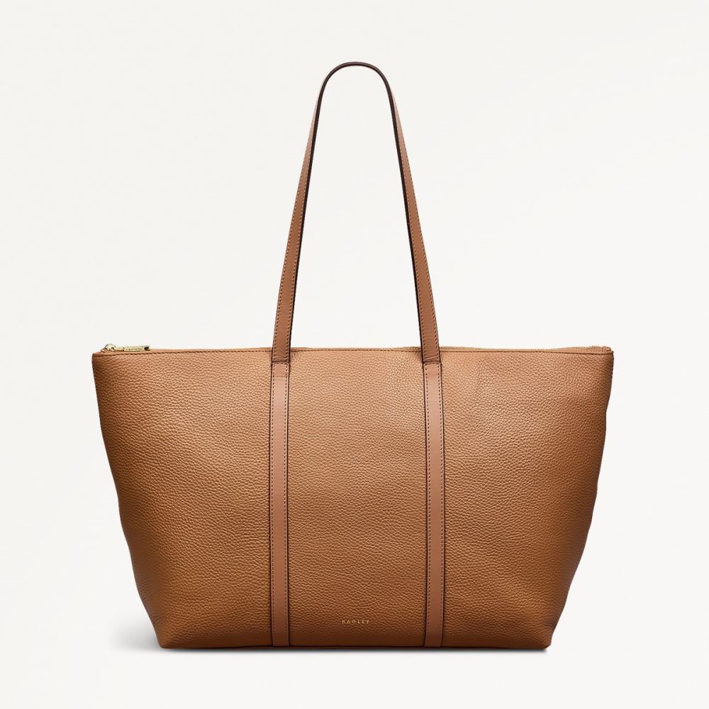 Women's | Radley London Lynton Close - Large Ziptop Tote - Chai
