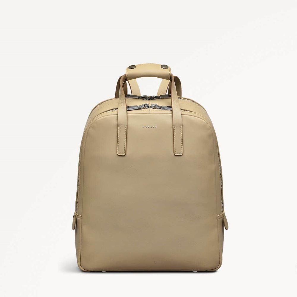 Women's | Radley London Dukes Place - Medium Zip Around Backpack - Stone
