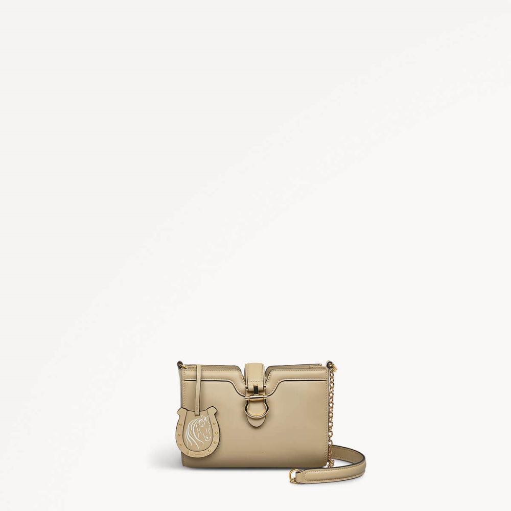 Women's | Radley London Kentucky Derby SS25 - Small Ziptop Cross Body - Stone