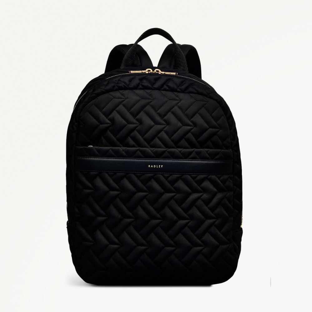 Women's | Radley London Holland Park - Medium Ziptop Backpack - Black