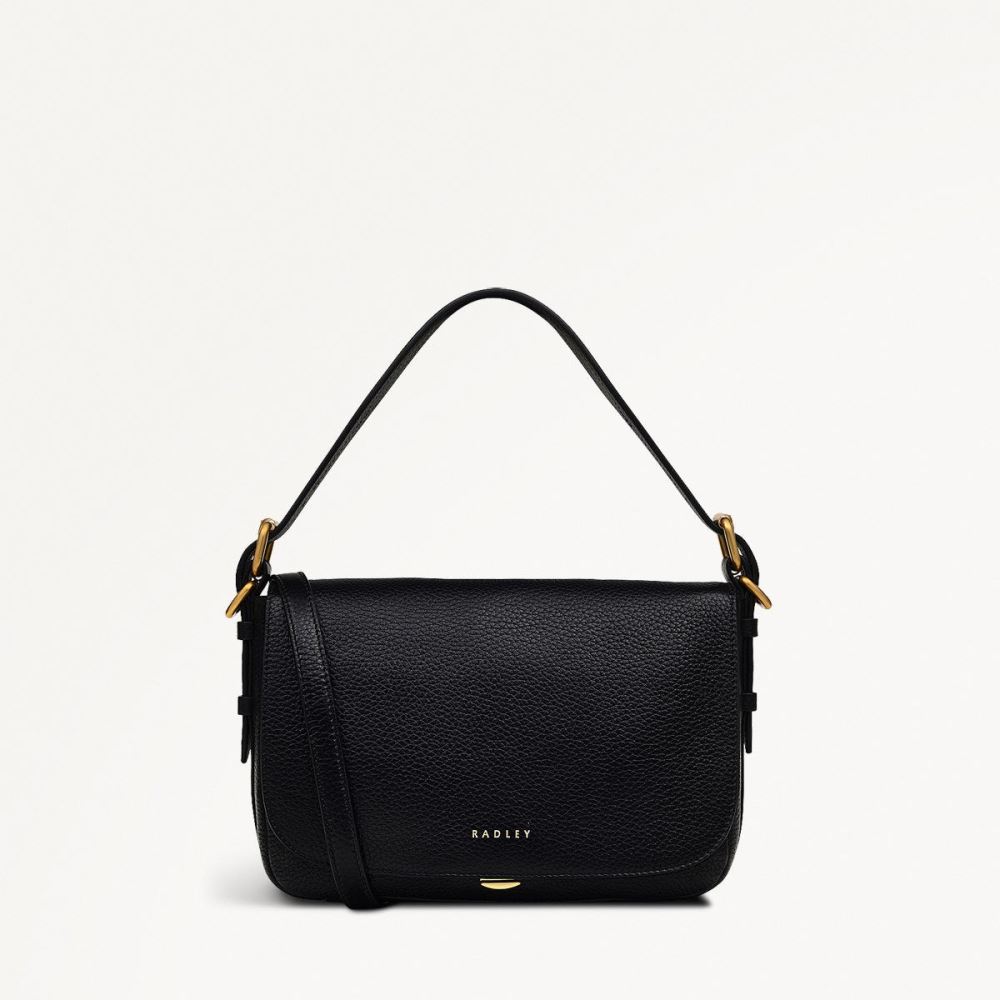 Women's | Radley London Grafton Street - Small Flapover Crossbody - Black
