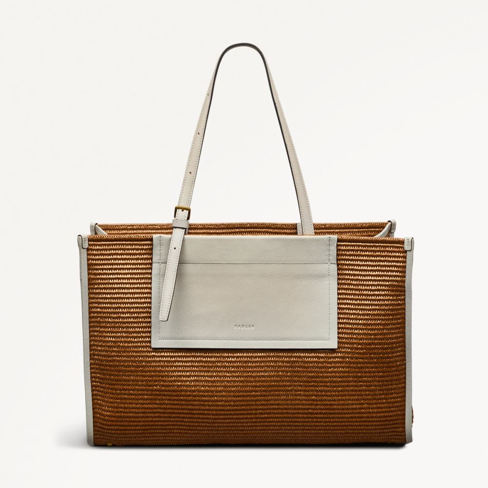 Women's | Radley London The Burlington - Large Open Top Tote - Saddle