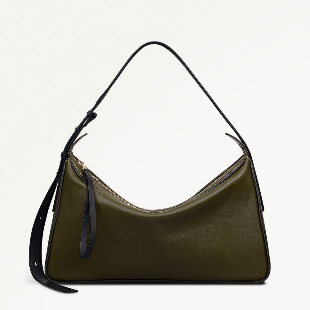 Women's | Radley London Westwell Lane - Large Ziptop Shoulder - Pine Needle