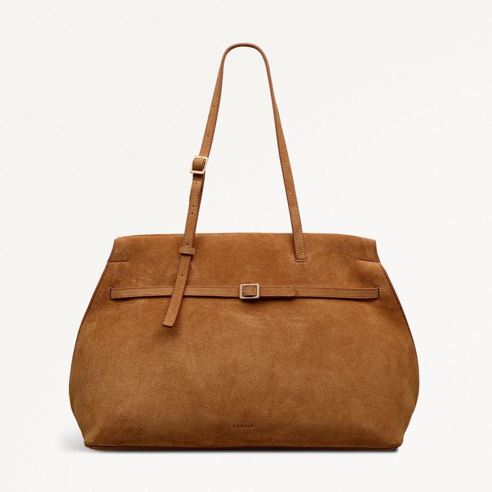 Women's | Radley London The Christina - Large Ziptop Shoulder - Toffee