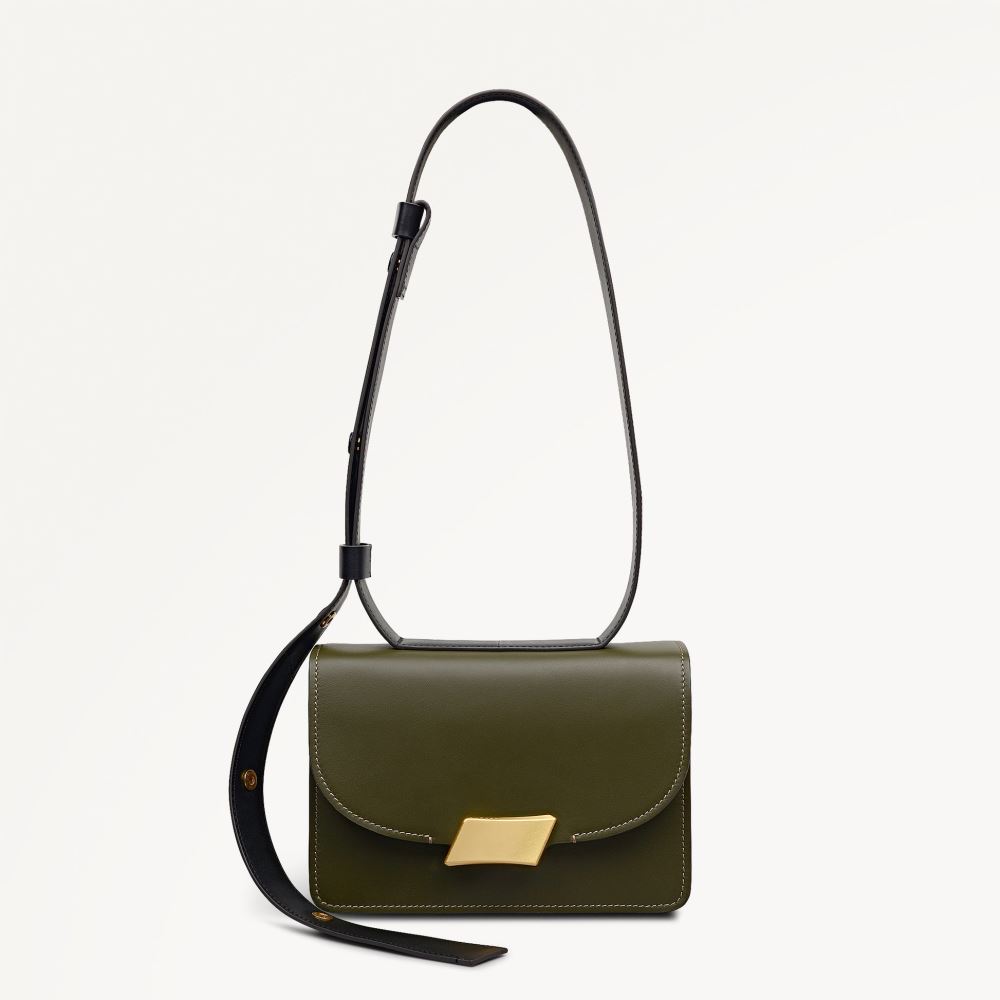 Women's | Radley London The Belsize - Small Flapover Shoulder - Pine Needle