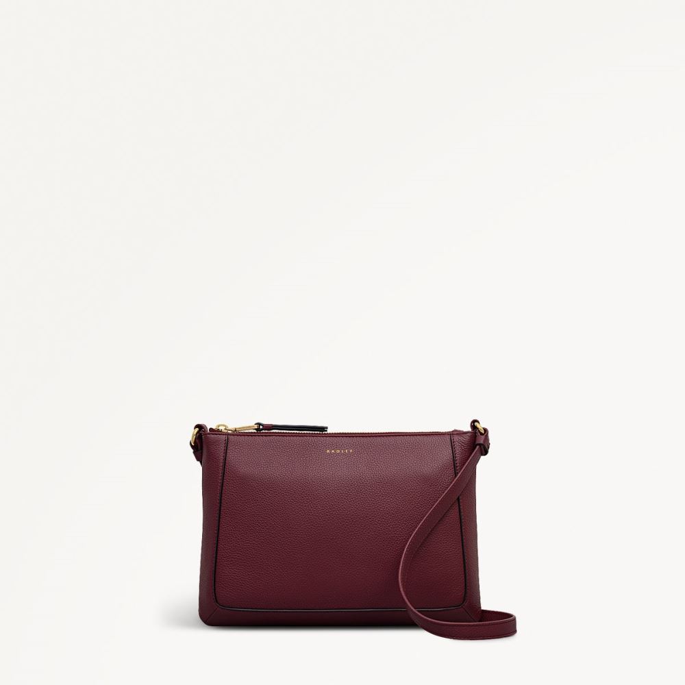 Women's | Radley London Kew Way - Small Ziptop Cross Body - Merlot