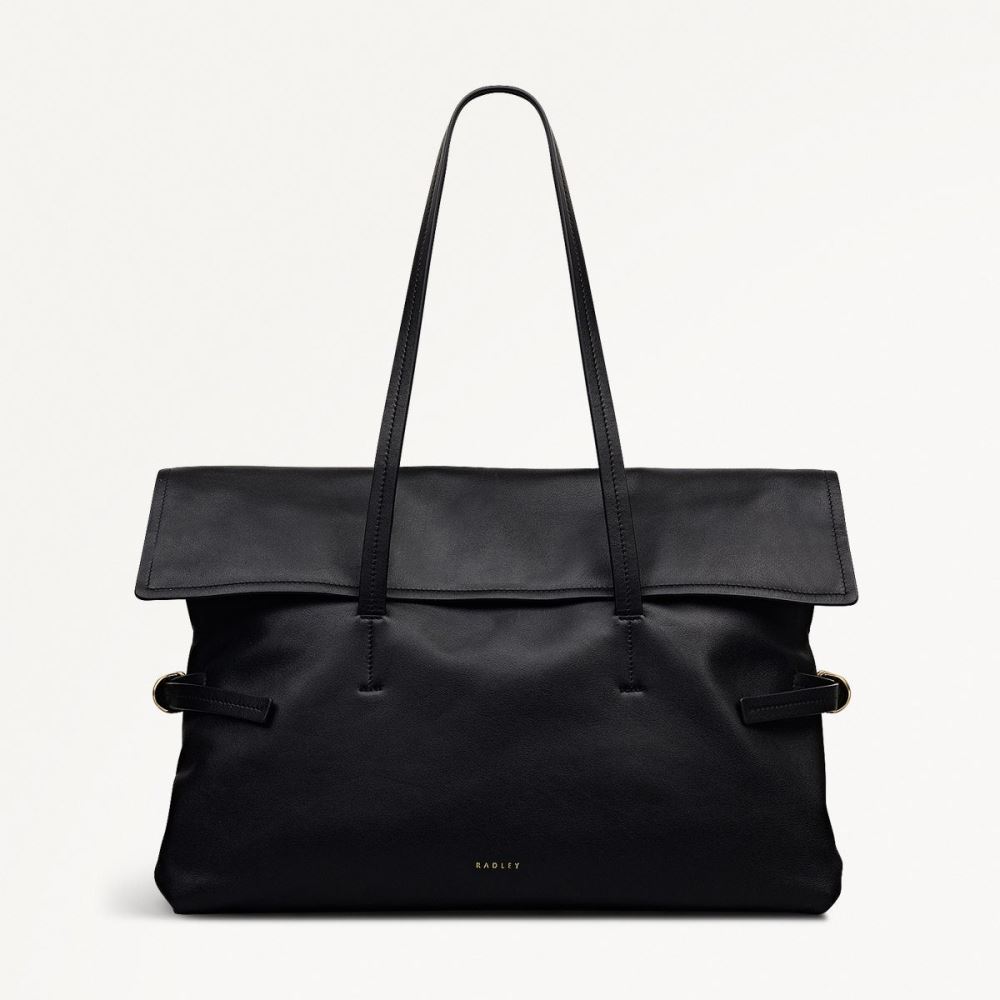 Women's | Radley London Fleet Street - Medium Flapover Shoulder - Black