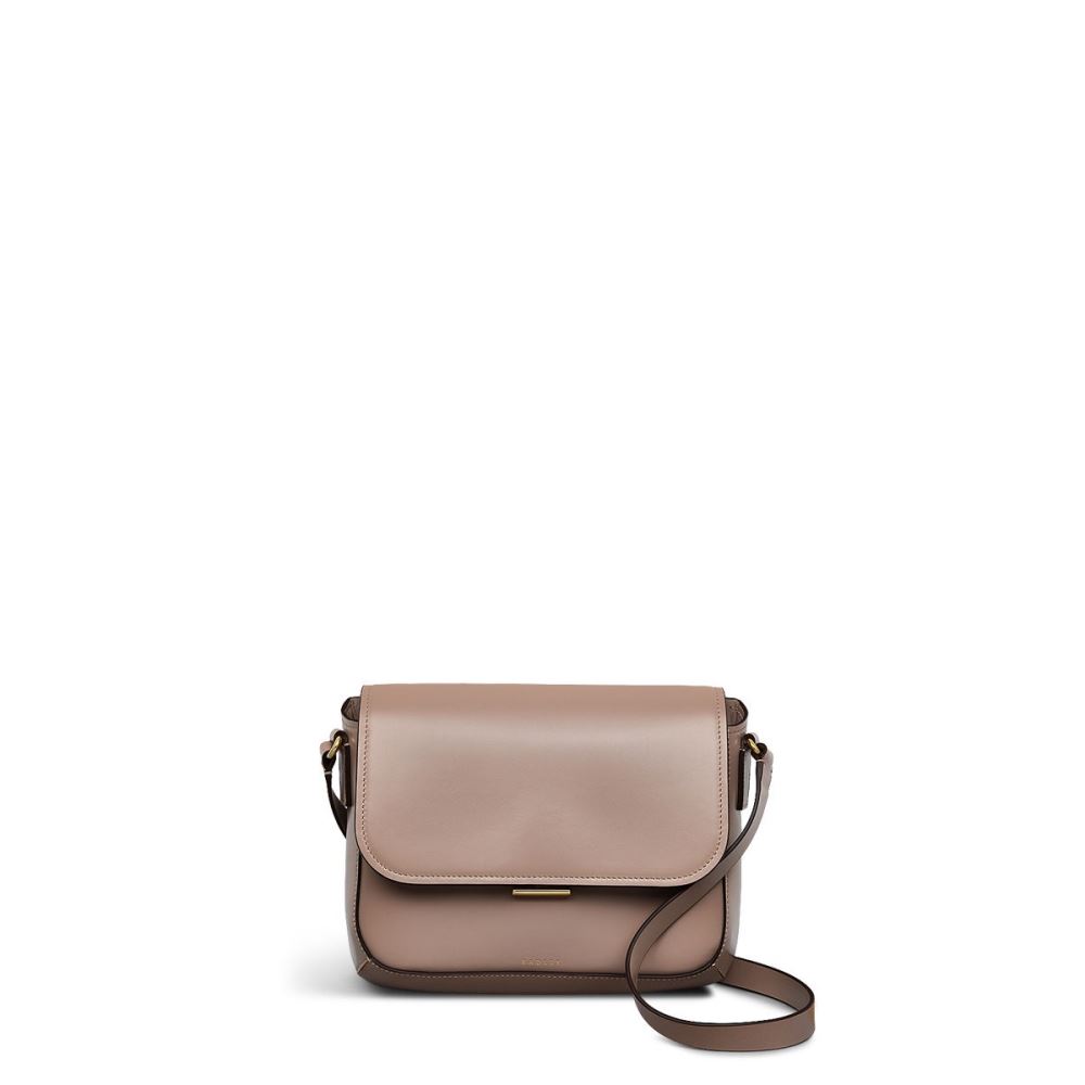 Women's | Radley London Mells Manor - Medium Flapover Crossbody - Silt
