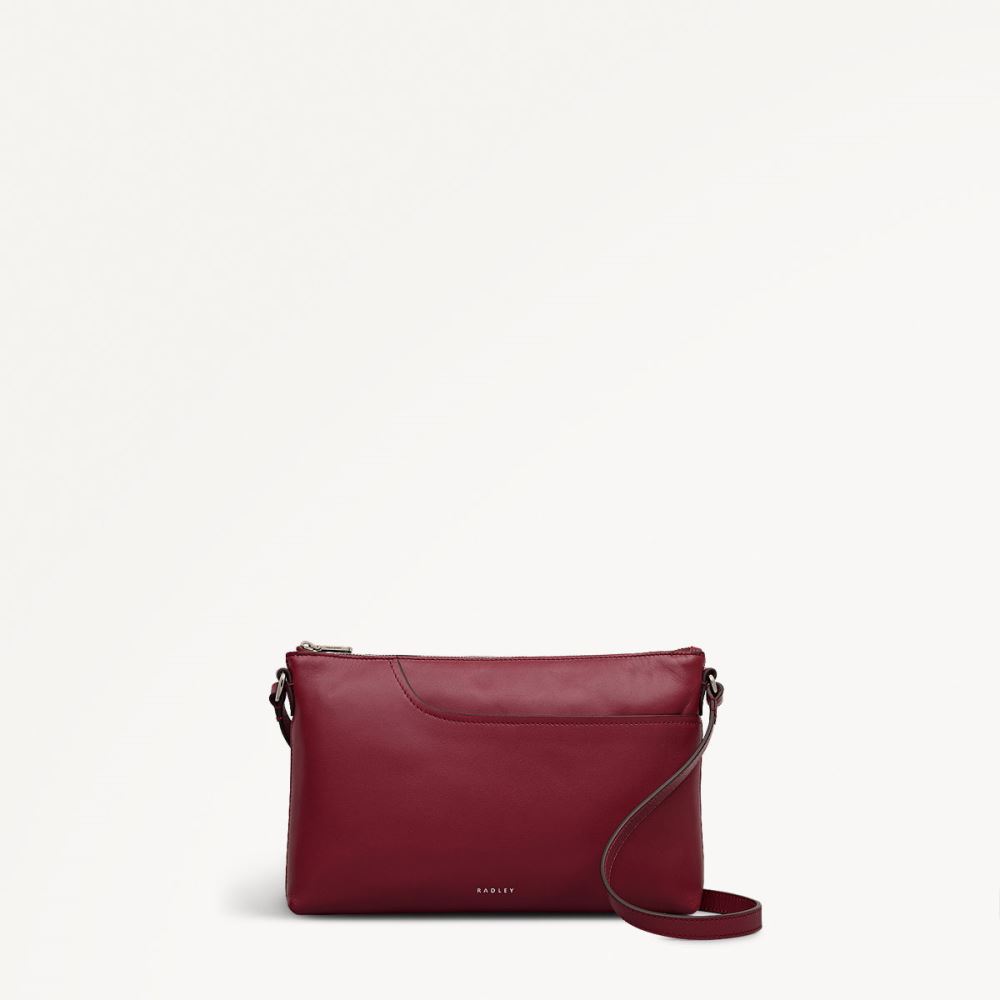Women's | Radley London Pockets - Medium Ziptop Ew Cross Body - Carmine