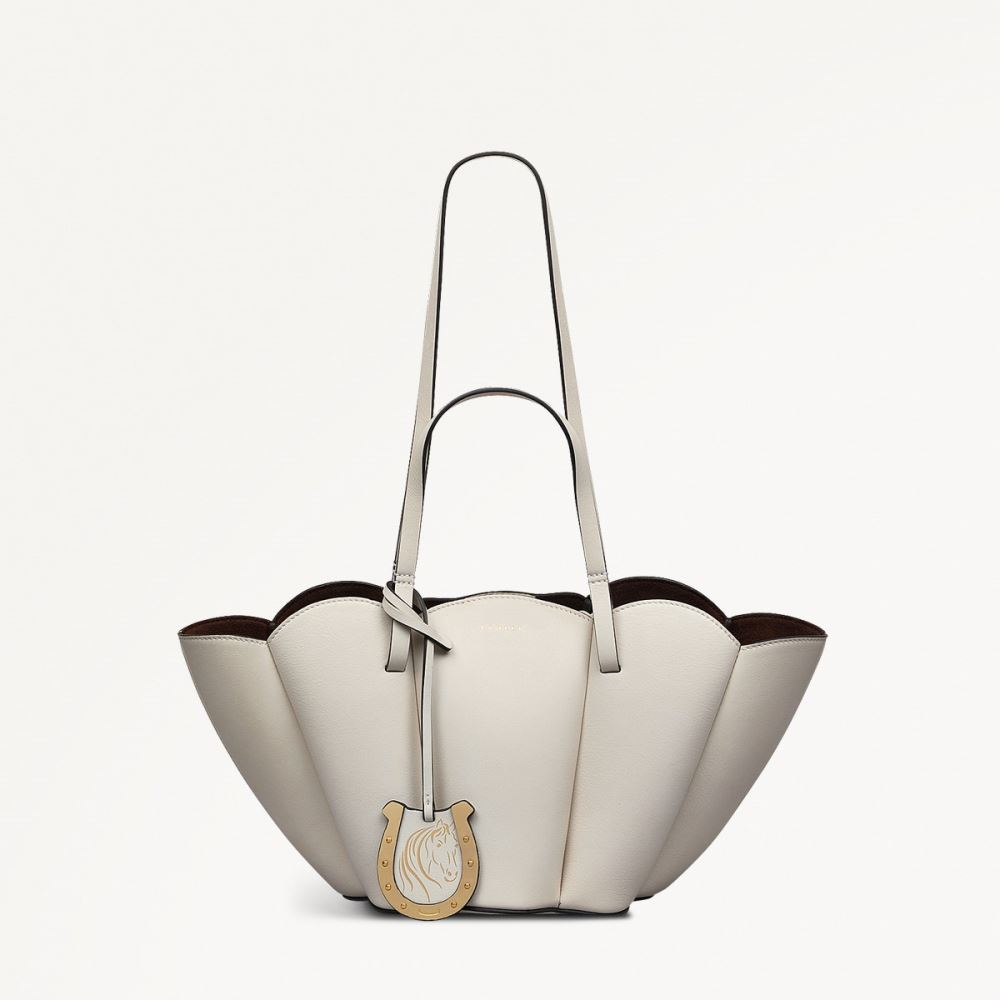 Women's | Radley London Kentucky Derby SS25 - Small Open Top Grab - Chalk