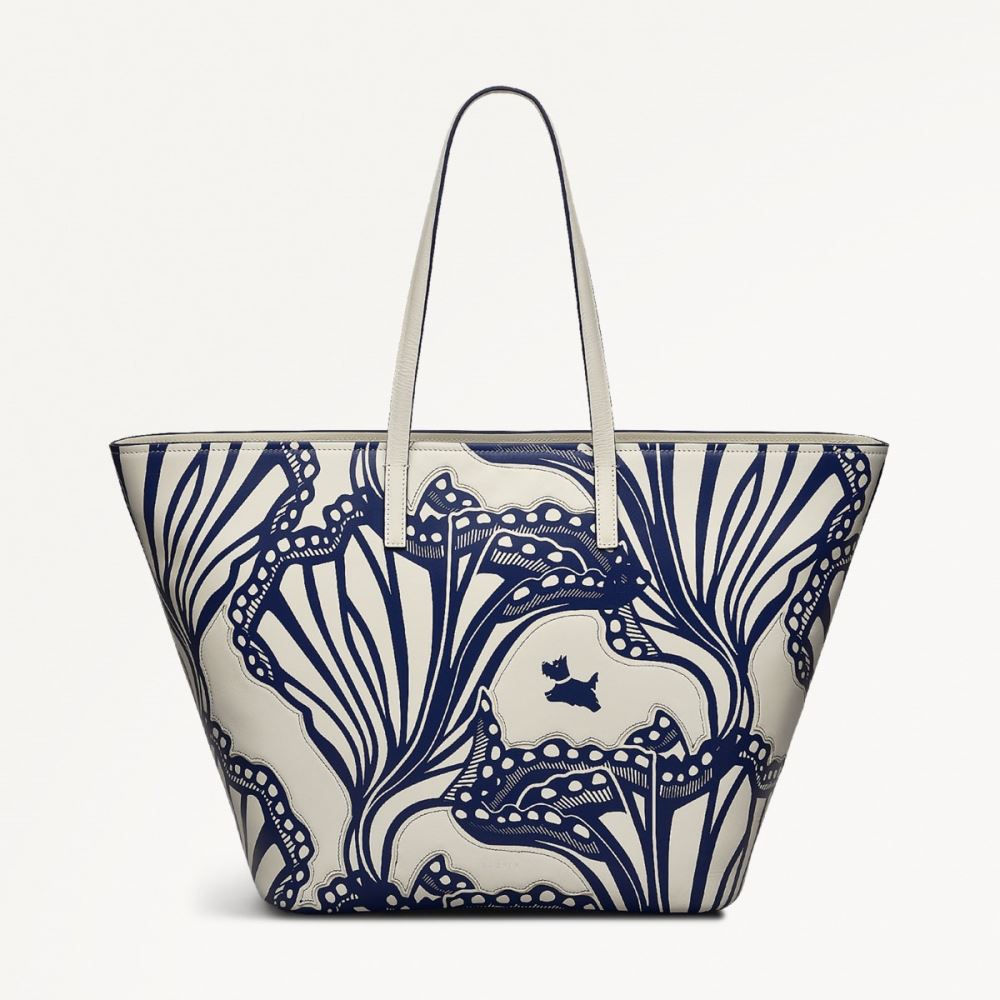 Women's | Radley London Under The Sea - Large Open Top Tote - Chalk
