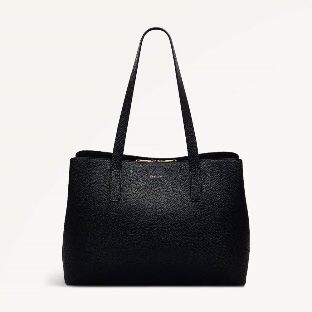 Women's | Radley London Dukes Place - Large Ziptop Workbag - Black