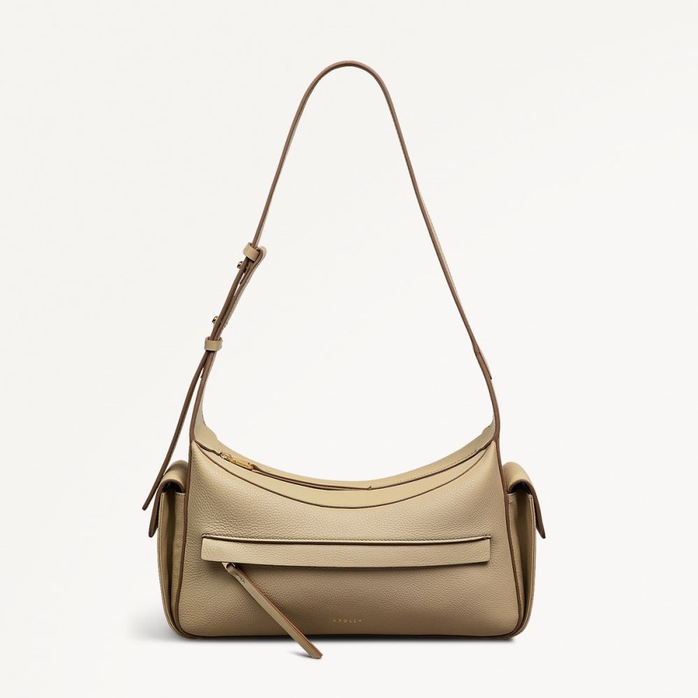 Women's | Radley London The Fitzrovia - Small Ziptop Shoulder - Stone