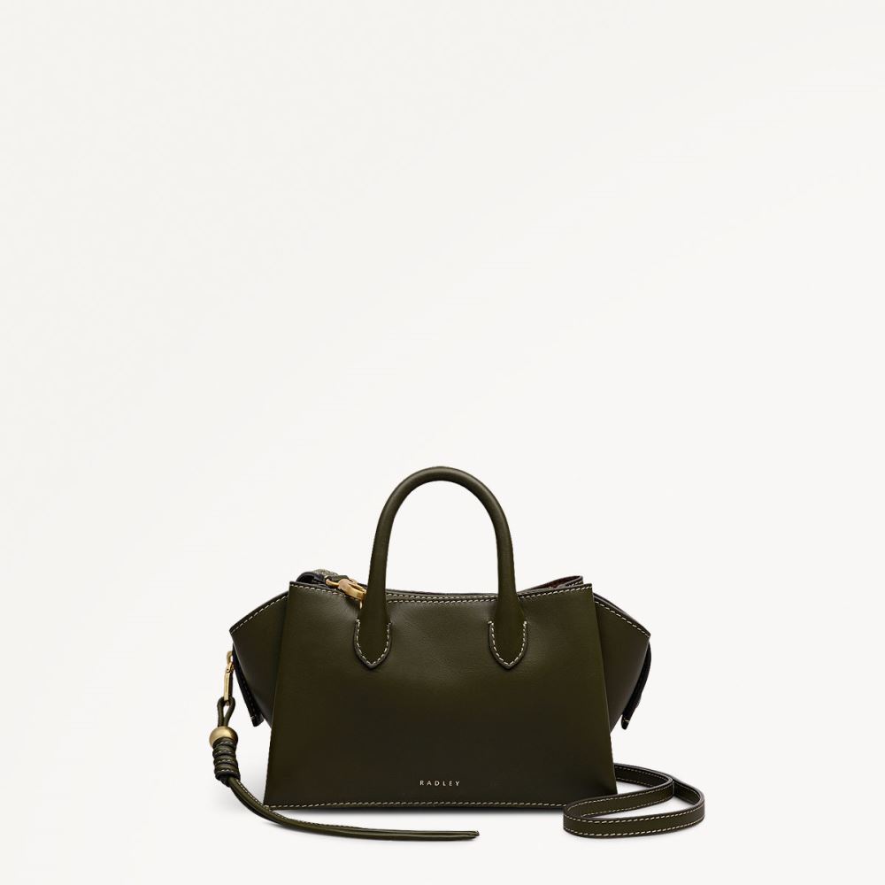 Women's | Radley London The Romilly - Small Ziptop Grab - Pine Needle
