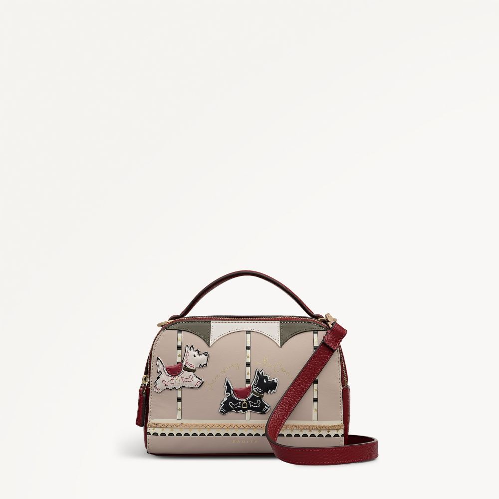 Women's | Radley London Magic Carousel - Small Ziptop Cross Body - Carmine