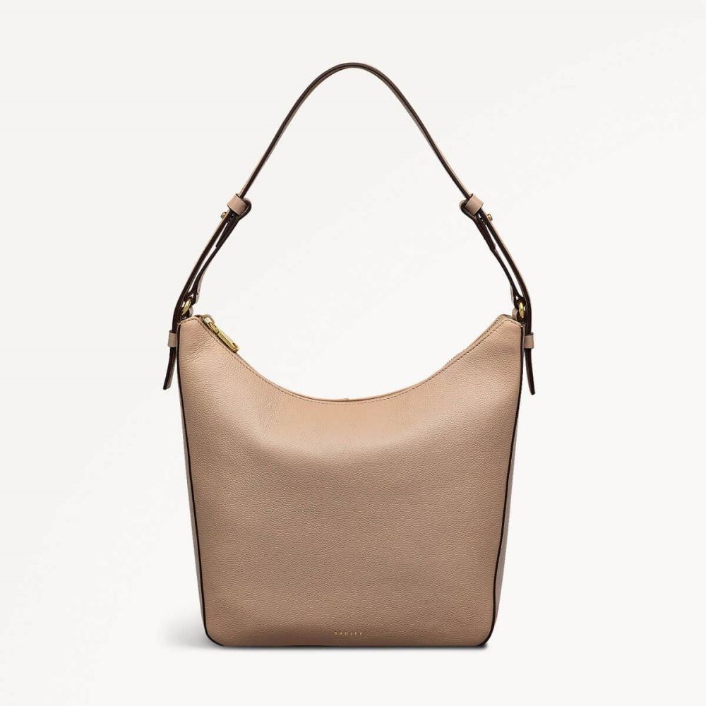 Women's | Radley London Embankment Way - Large Ziptop Shoulder - Silt