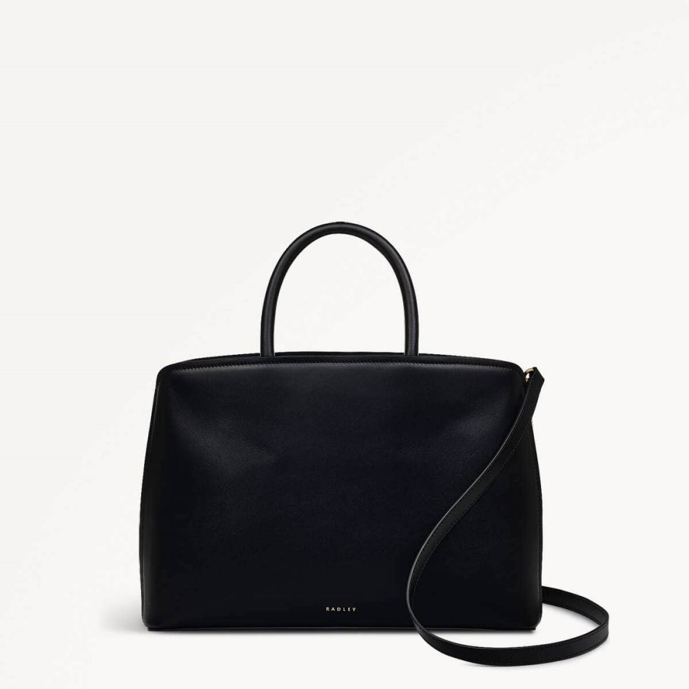 Women's | Radley London Bow Street - Medium Ziptop Grab - Black