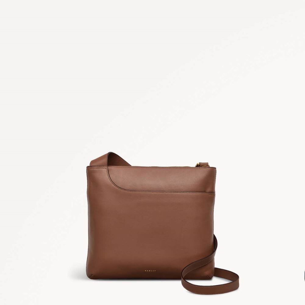 Women's | Radley London Pockets - Large Ziptop Cross Body - Saddle