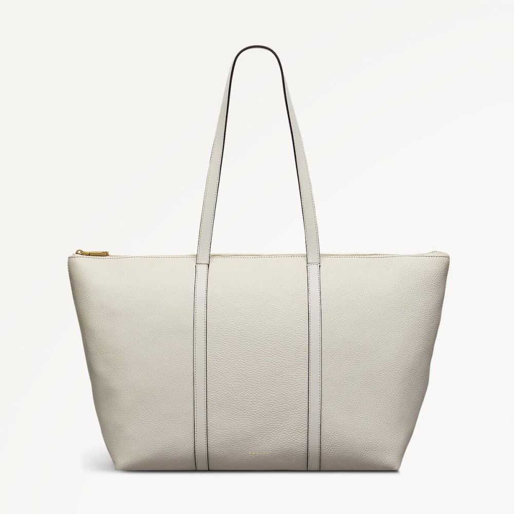 Women's | Radley London Lynton Close - Large Ziptop Tote - Chalk