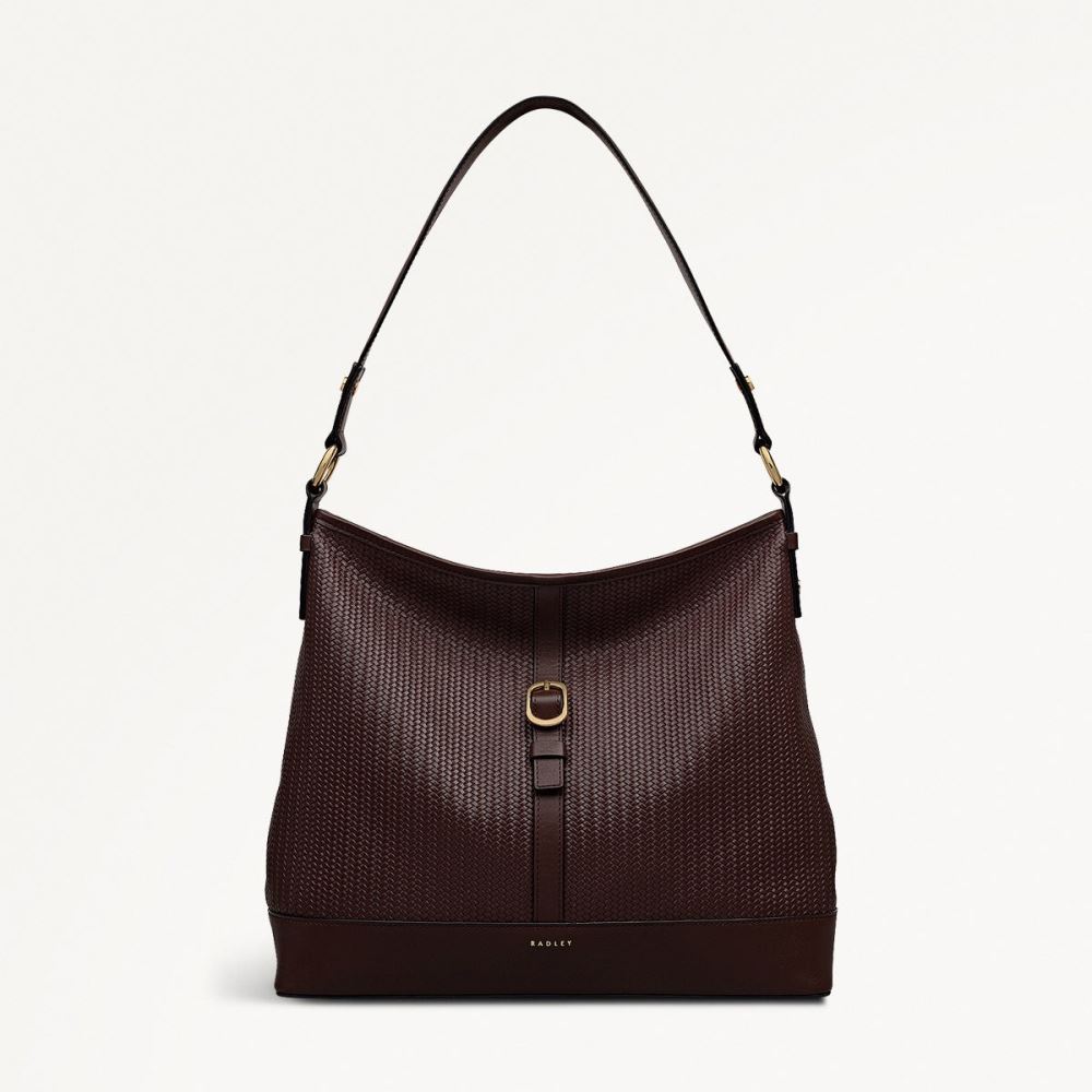 Women's | Radley London Ebury - Medium Ziptop Shoulder - Mahogany