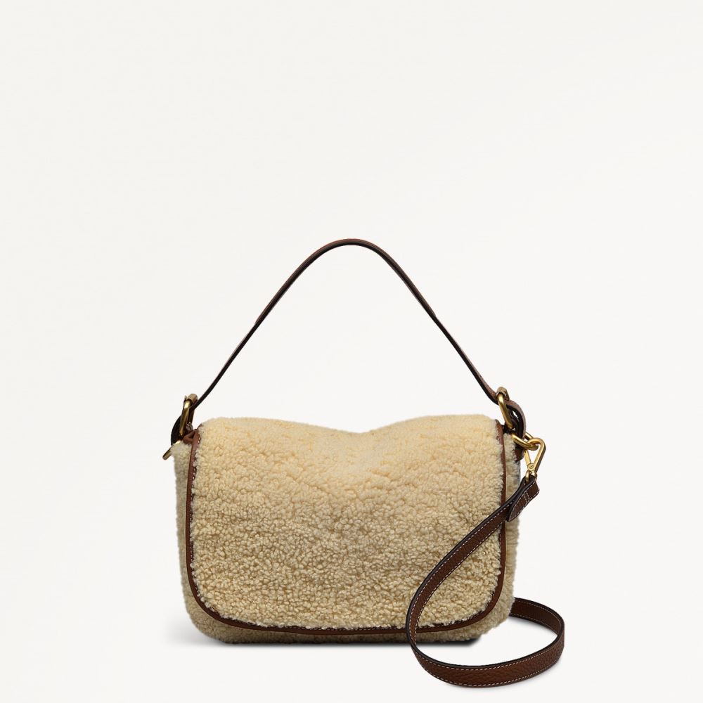 Women's | Radley London Grafton Street - Small Flapover Crossbody - Natural