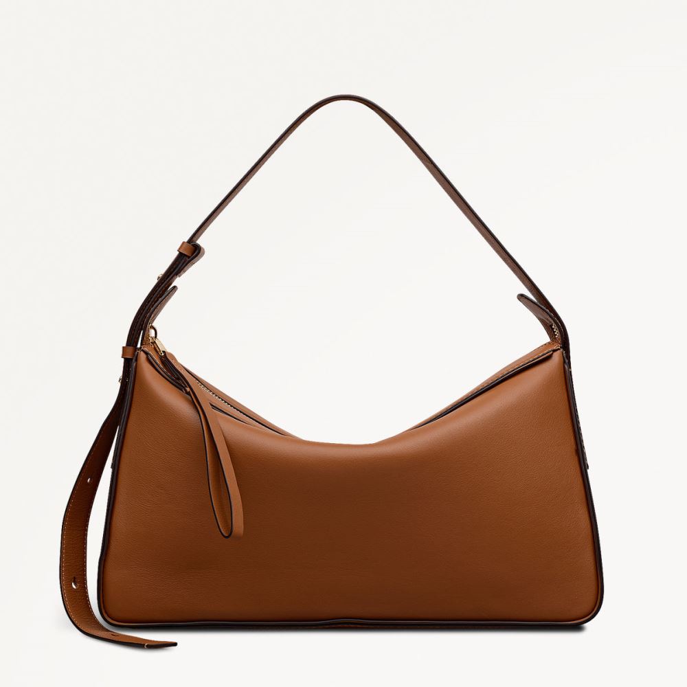 Women's | Radley London Westwell Lane - Large Ziptop Shoulder - Toffee