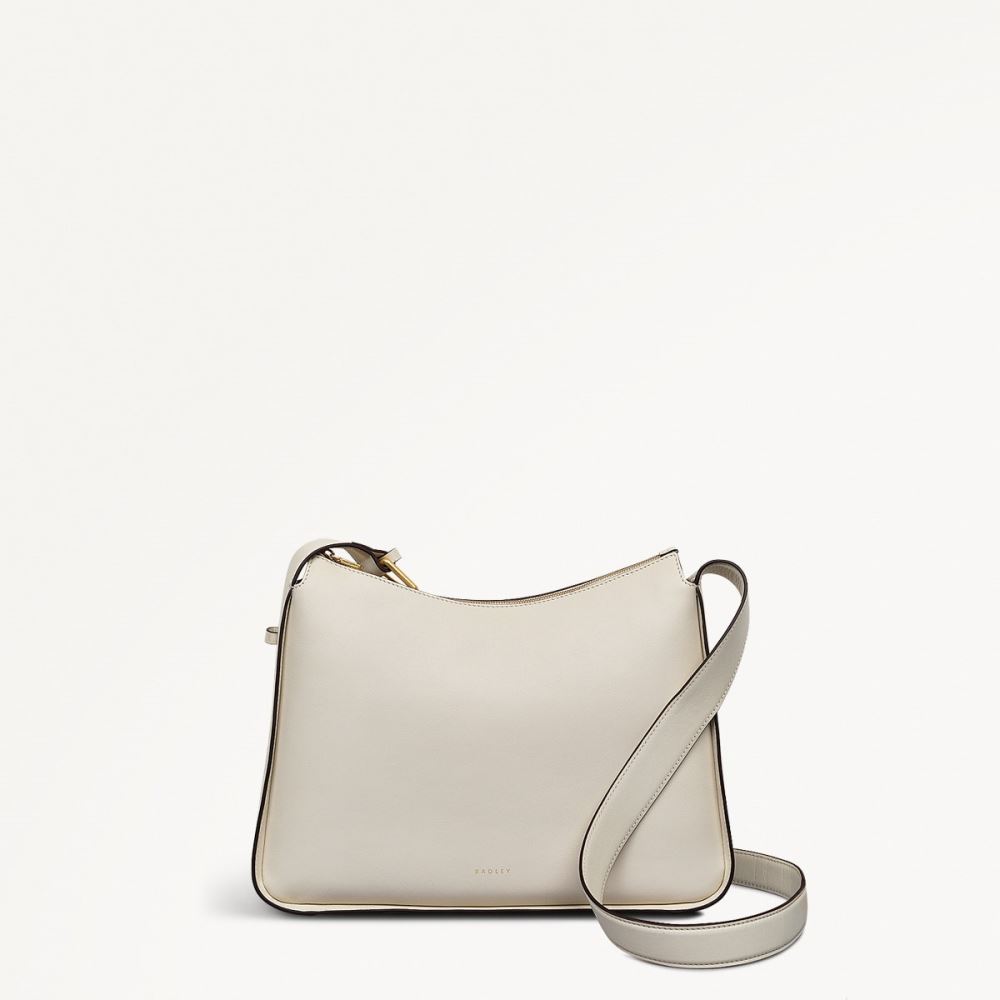 Women's | Radley London Westwell Lane - Medium Ziptop Cross Body - Chalk