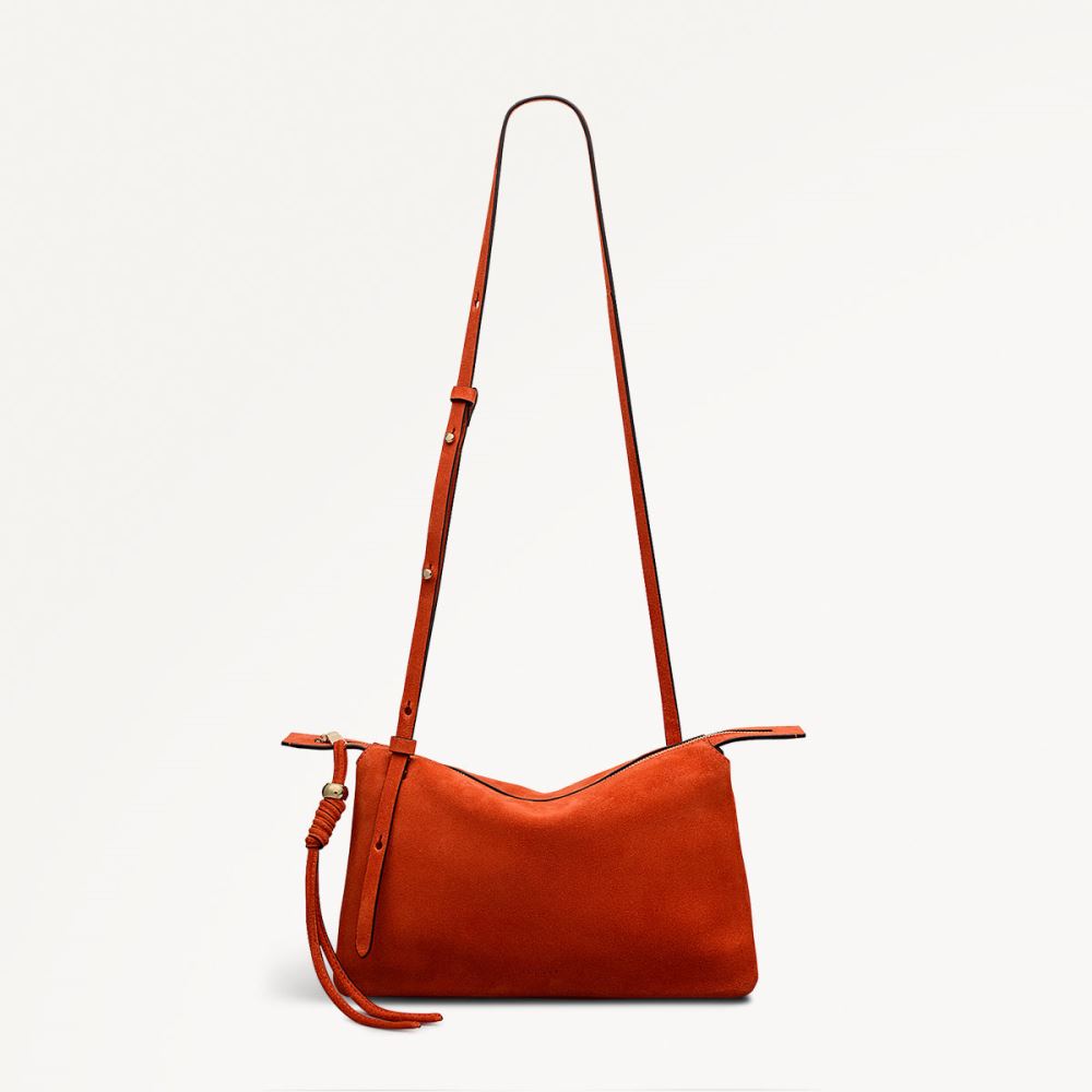 Women's | Radley London The Romilly - Medium Ziptop Cross Body - Flame