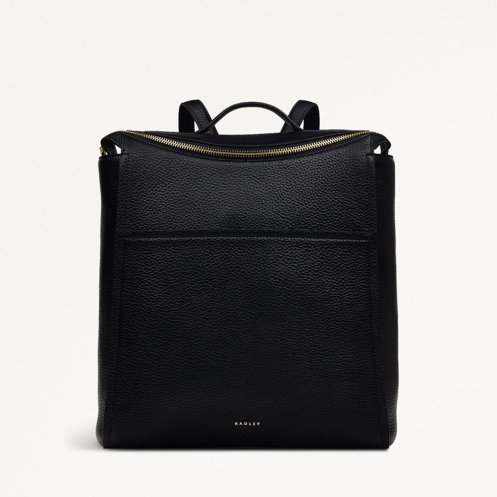 Women's | Radley London Oak Street - Medium Ziptop Backpack - Black