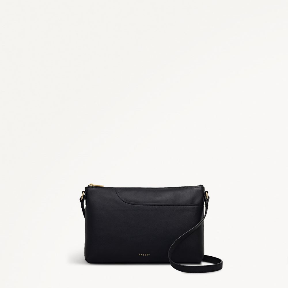Women's | Radley London Pockets - Medium Ziptop EW Cross Body - Black