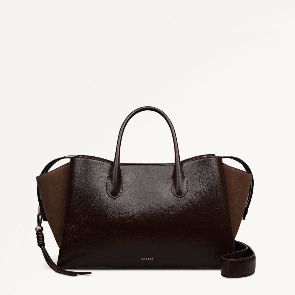 Women's | Radley London The Romilly - Large Ziptop Grab - Dark Oak