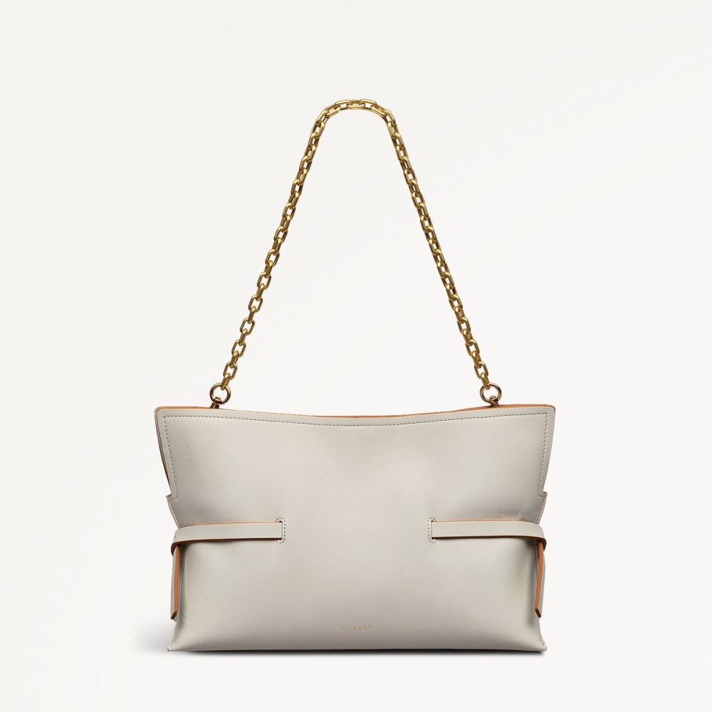 Women's | Radley London Fleet Street - Medium Open Top Clutch - Chalk