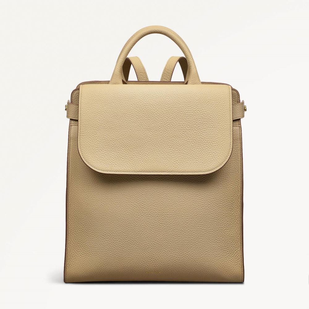 Women's | Radley London The Rathbone - Large Flapover Backpack - Stone