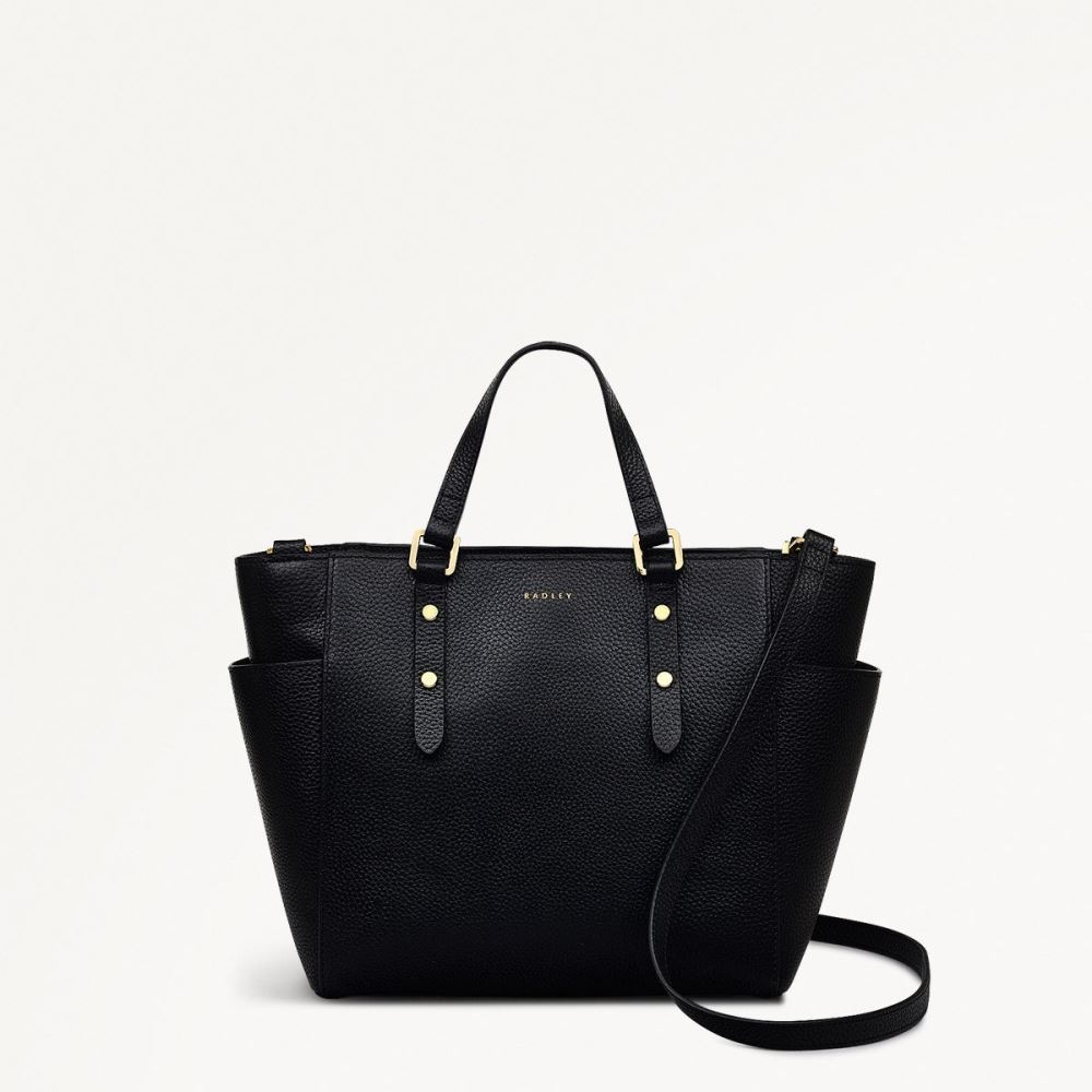 Women's | Radley London Silk Street - Medium Ziptop Multiway - Black