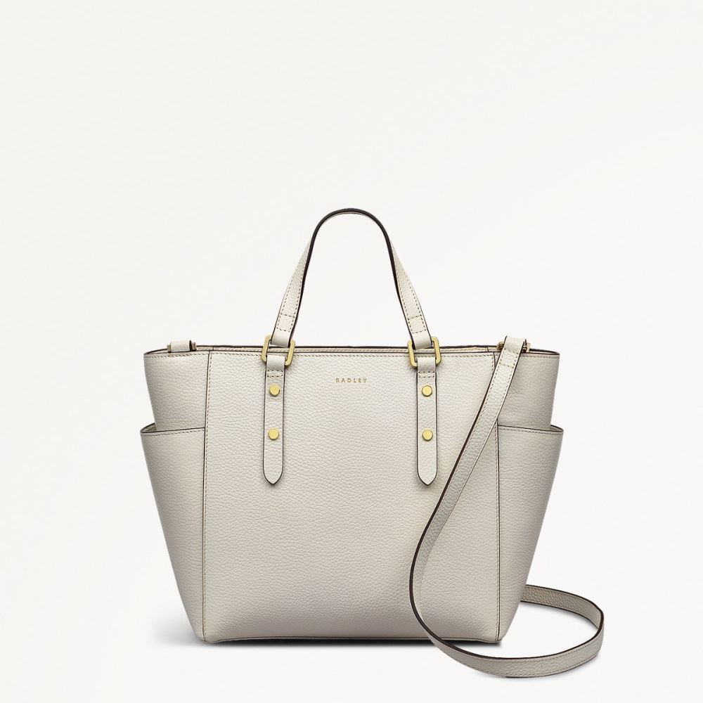 Women's | Radley London Silk Street - Medium Ziptop Multiway - Chalk