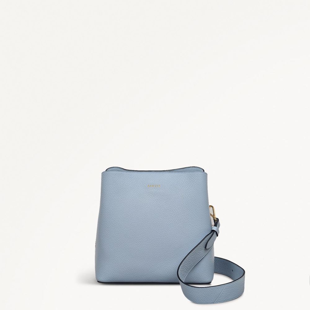 Women's | Radley London Dukes Place - Medium Compartment Crossbody - Smoke Blue