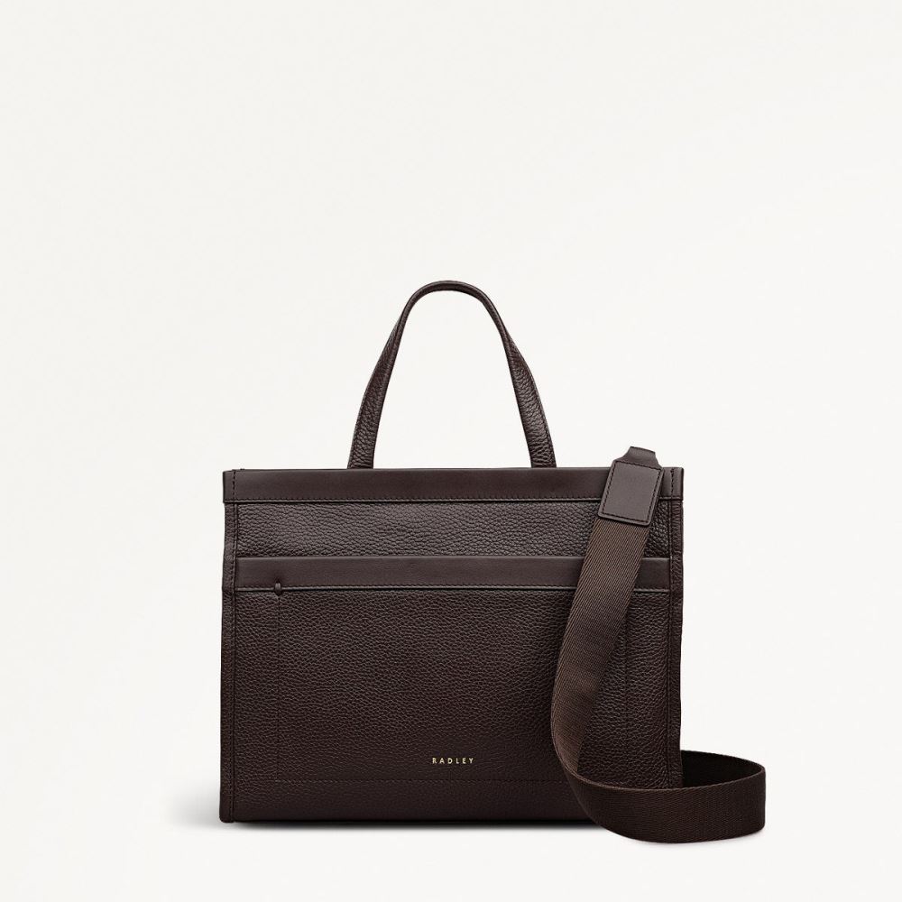 Women's | Radley London Alba Place - Small Ziptop Grab - Dark Oak