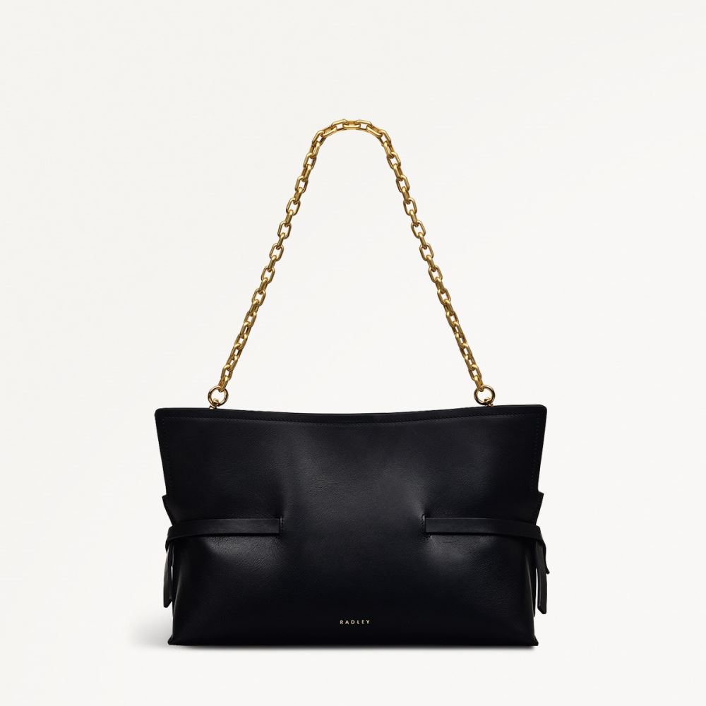 Women's | Radley London Fleet Street - Medium Open Top Clutch - Black