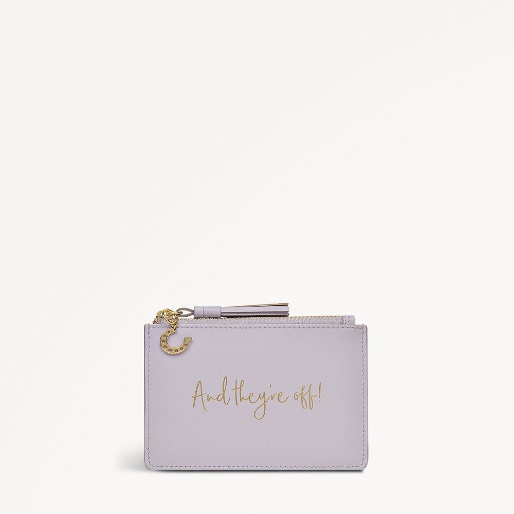 Women's | Radley London Kentucky Derby SS25 - Small Ziptop Coin Purse - Thistle