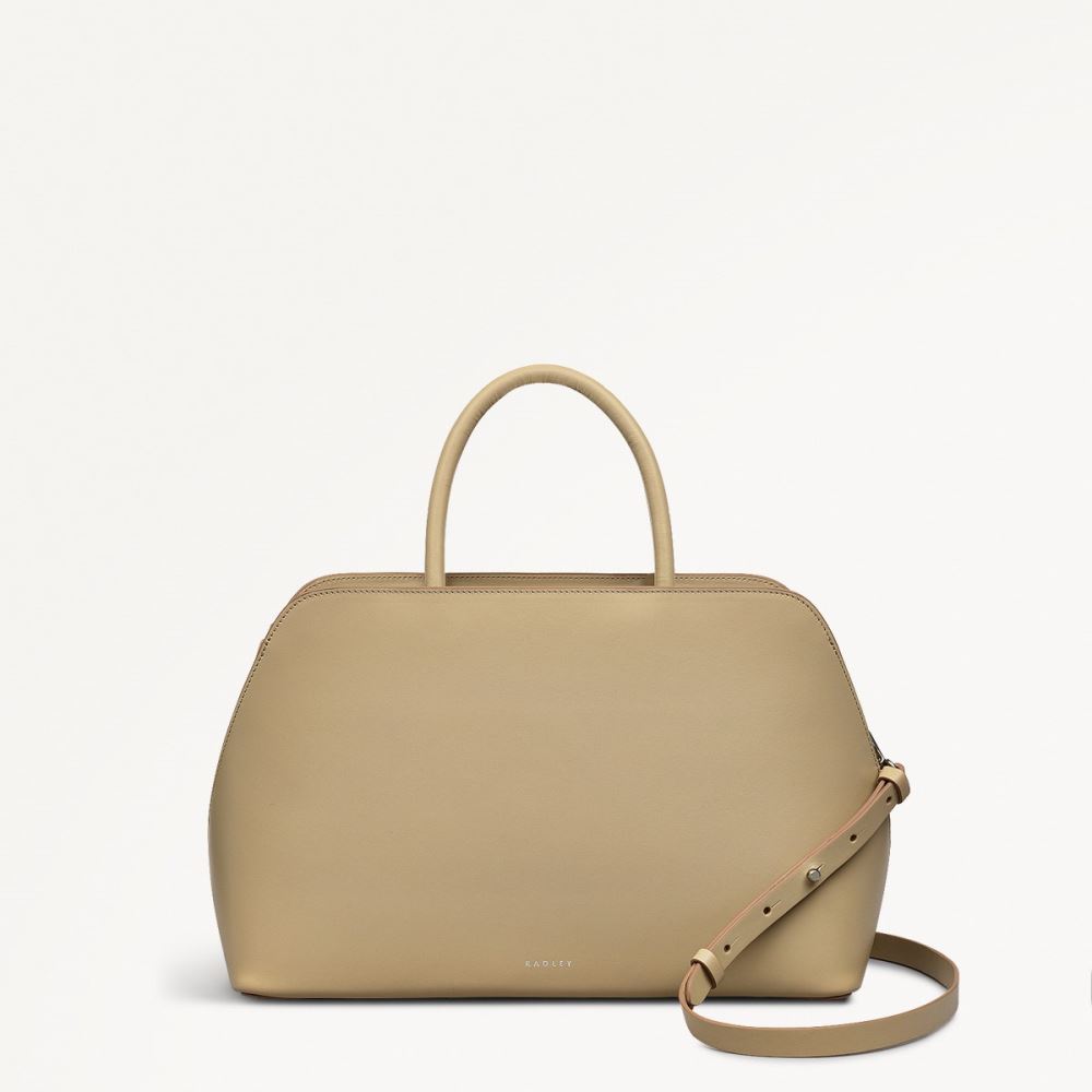 Women's | Radley London Liverpool Street - Medium Ziptop Grab - Stone