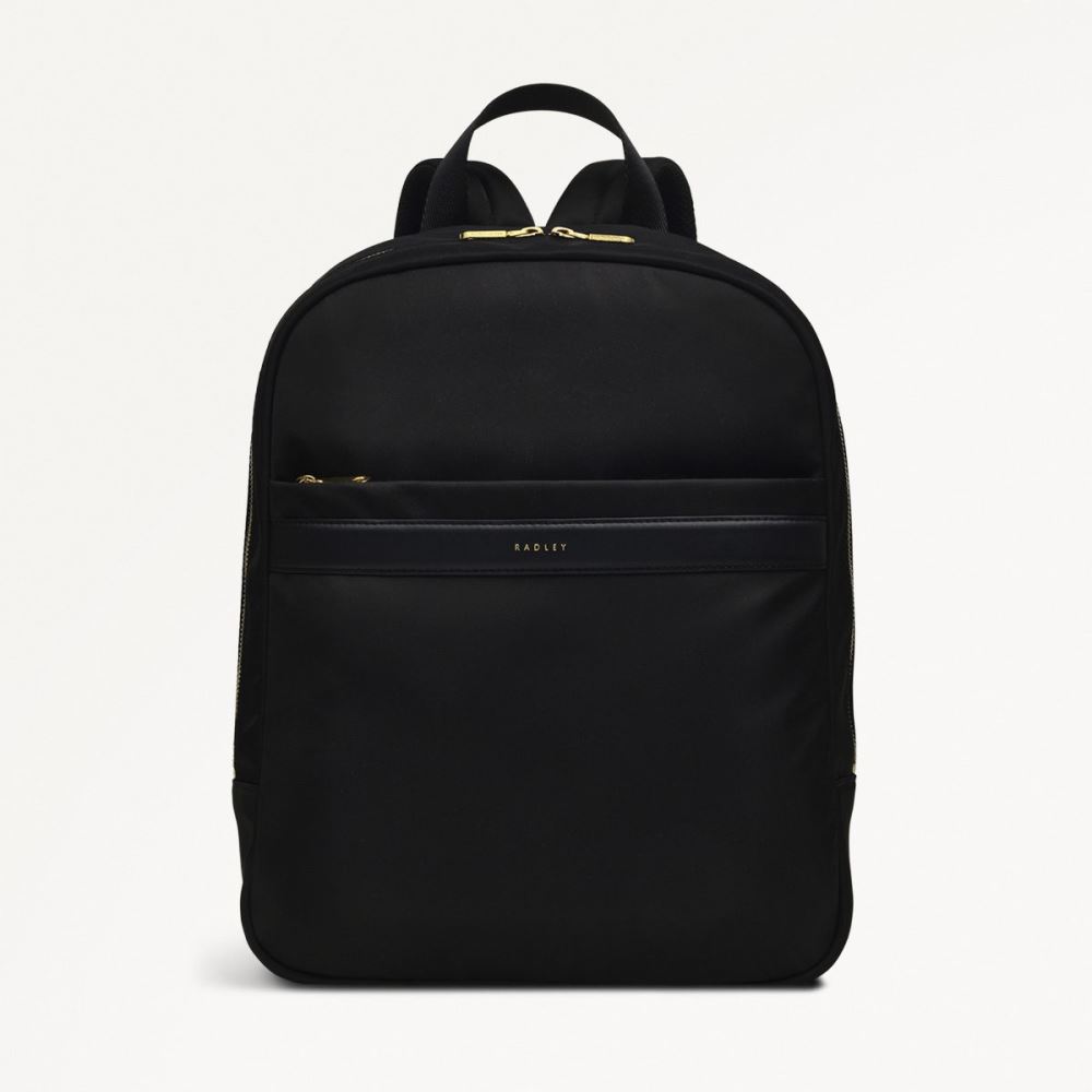 Women's | Radley London Holland Park - Medium Ziptop Backpack - Black