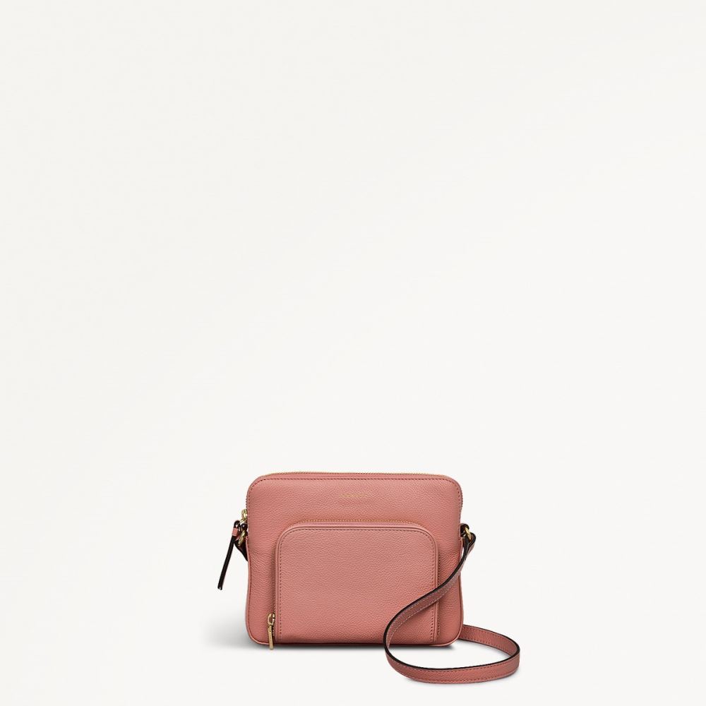 Women's | Radley London Redford Close - Small Ziptop Cross Body - Sienna Pink