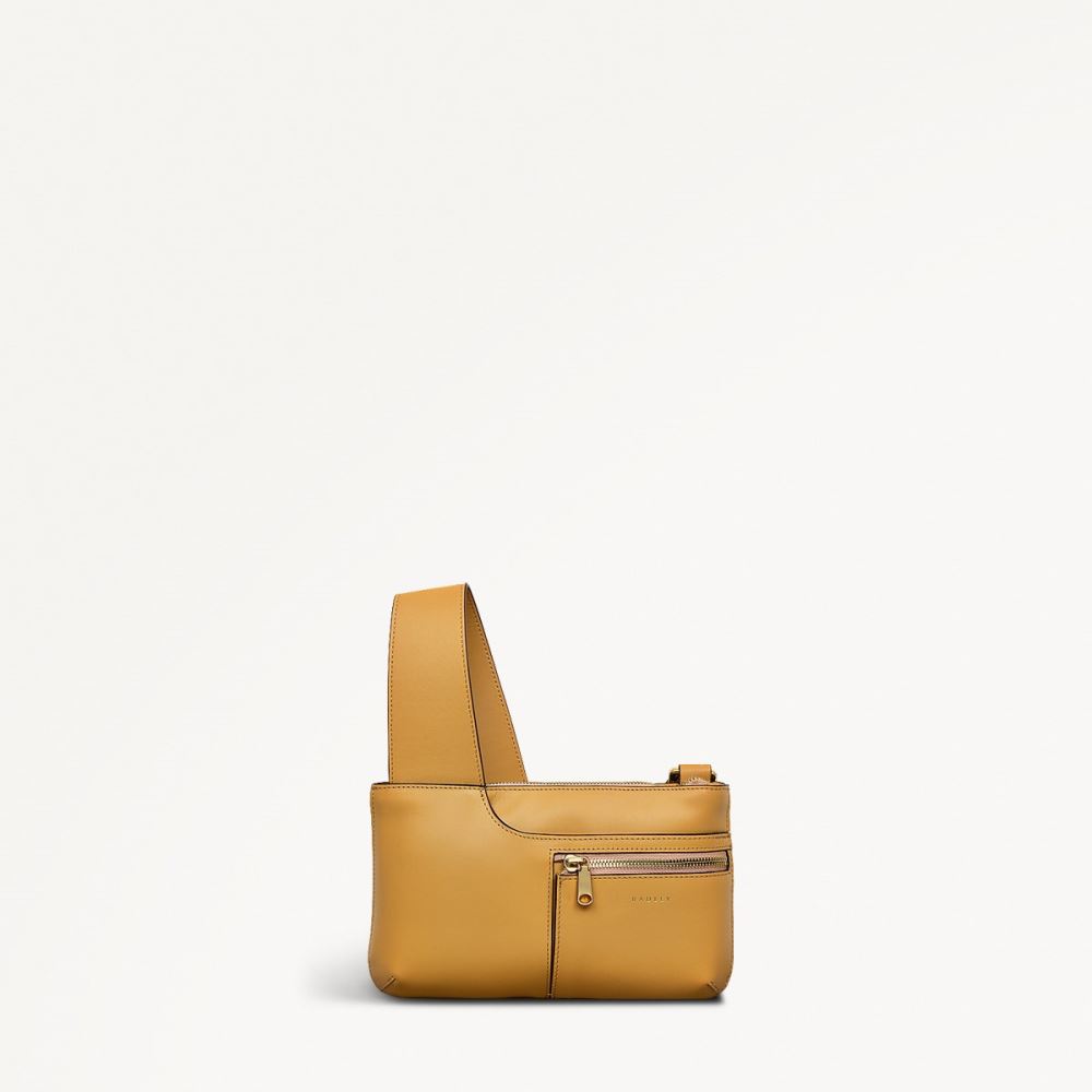 Women's | Radley London Pockets - Mini Ziptop Cross Body - Pecan