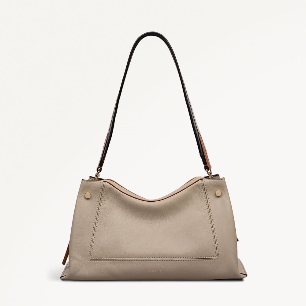 Women's | Radley London Hope Gardens - Medium Ziptop Shoulder - Porcini