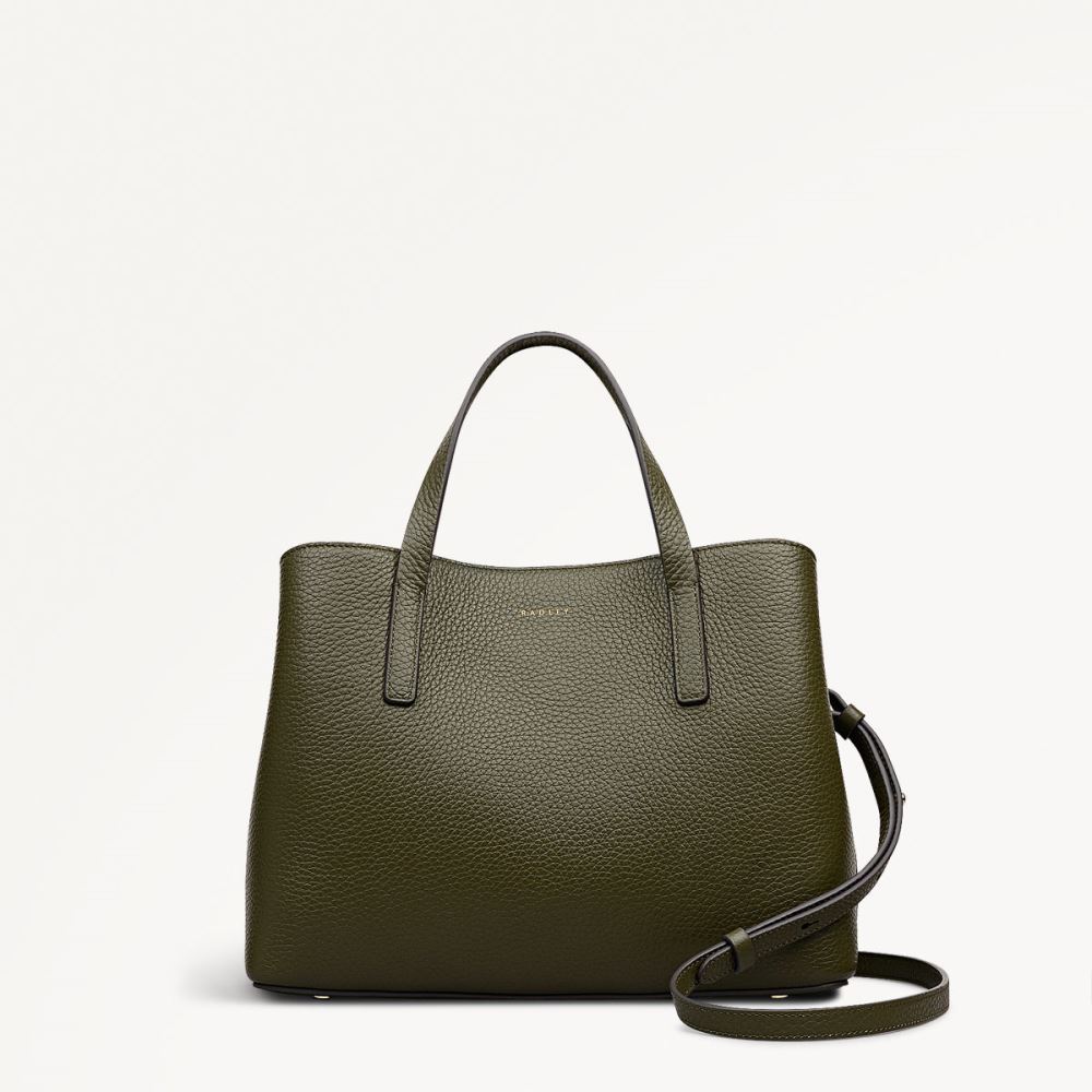 Women's | Radley London Dukes Place - Medium Ziptop Grab - Pine Needle