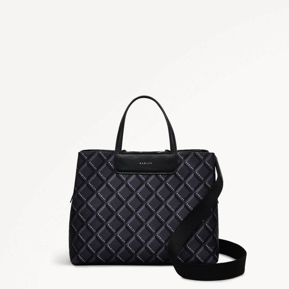 Women's | Radley London Southwell Gardens - Medium Ziptop Grab - Black