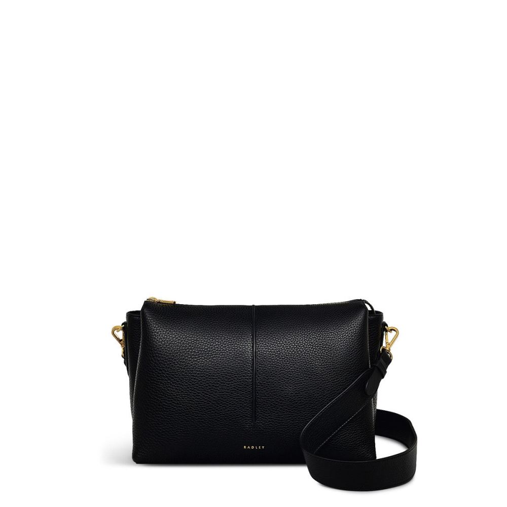 Women's | Radley London Hillgate Place - Medium Ziptop Crossbody - Black