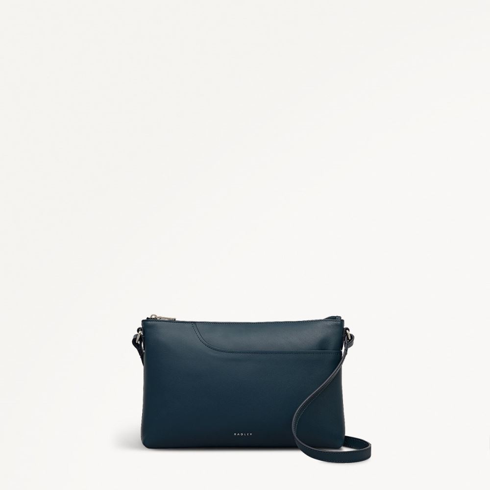 Women's | Radley London Pockets - Medium Ziptop Ew Cross Body - Teal