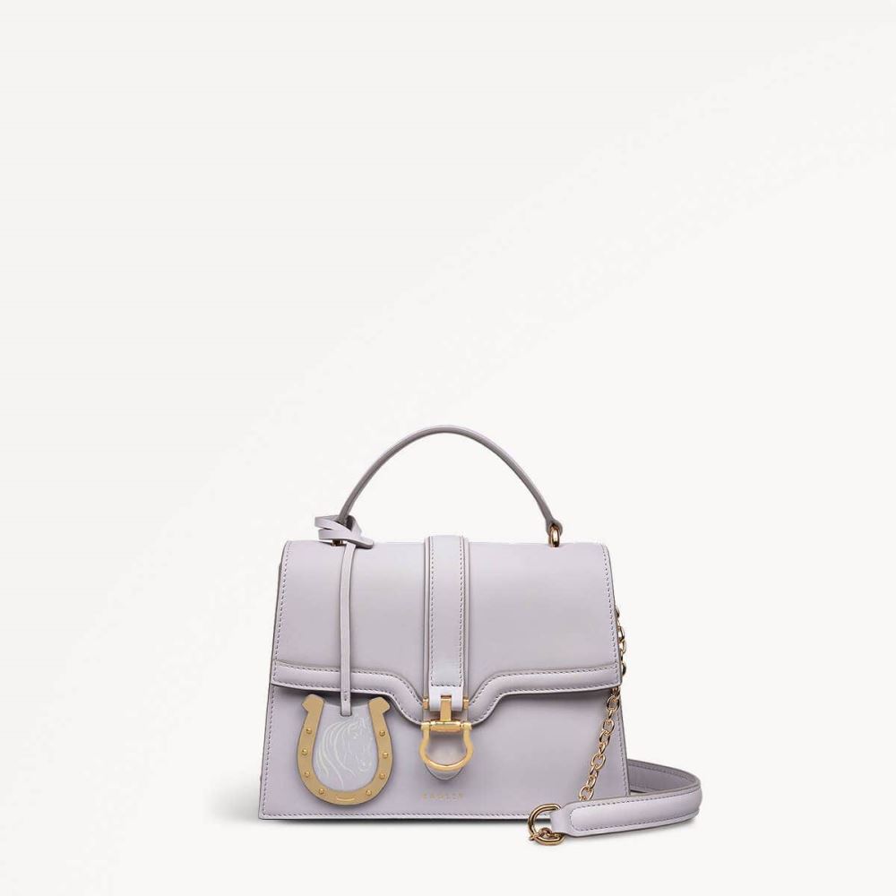 Women's | Radley London Kentucky Derby SS25 - Small Flapover Grab - Thistle
